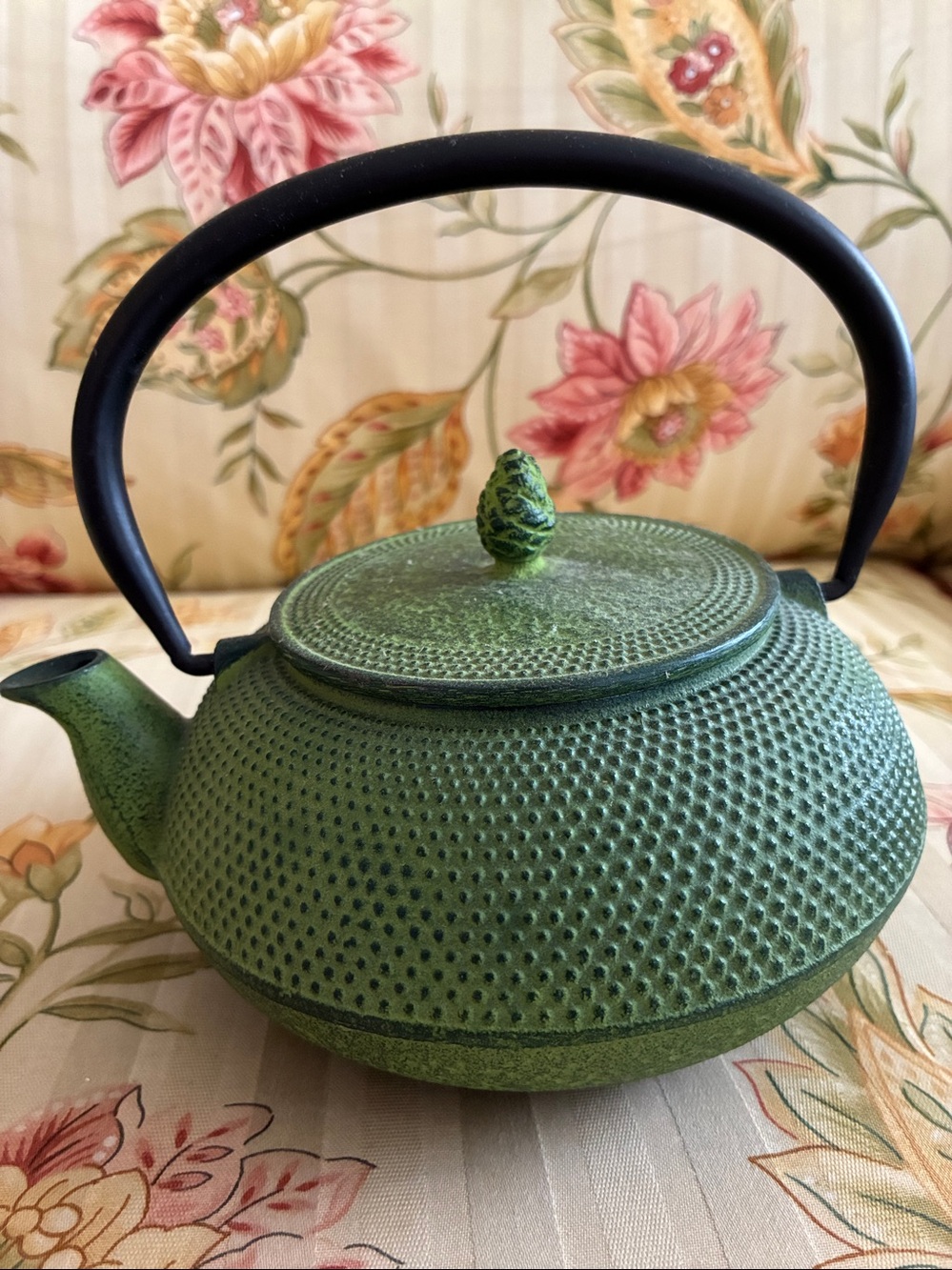 Japanese Cast Iron Tea Pot With Basket NEW - Picture 5 of 8